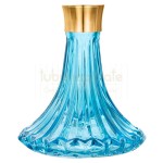 Narghilea de calitate cu un furtun Aladin Epox Turquoise Gold 36 CM